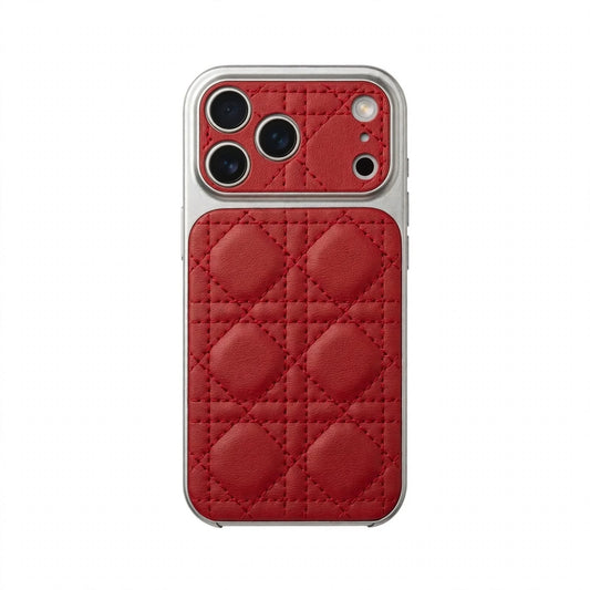 Dior Luxury Leather Phone Case for iPhone 14-18 Pro & Pro Max