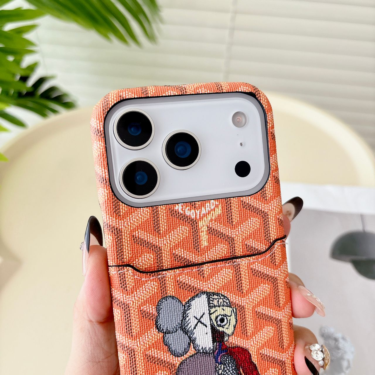 Goyard Phone Case Card Holder for iPhone 13-17