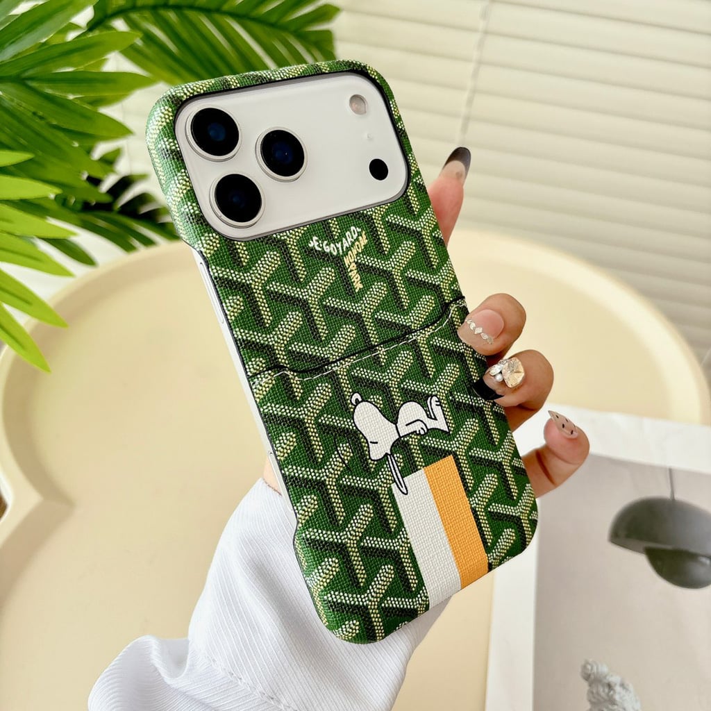 Luxury GYD Phone Case Card Holder for iPhone 13-18 Pro & Pro Max
