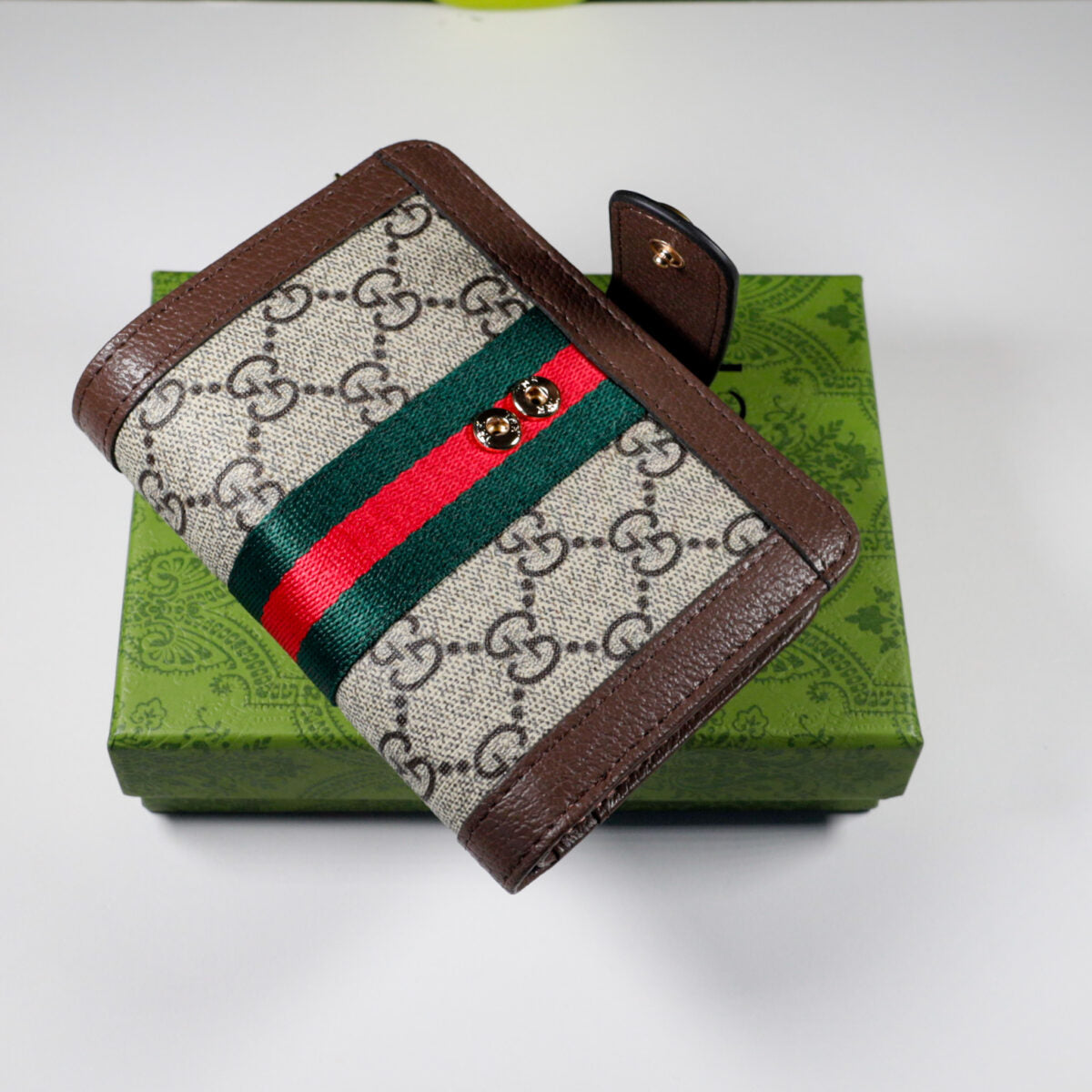 Luxury Gucci Trifold Wallet Card Holder