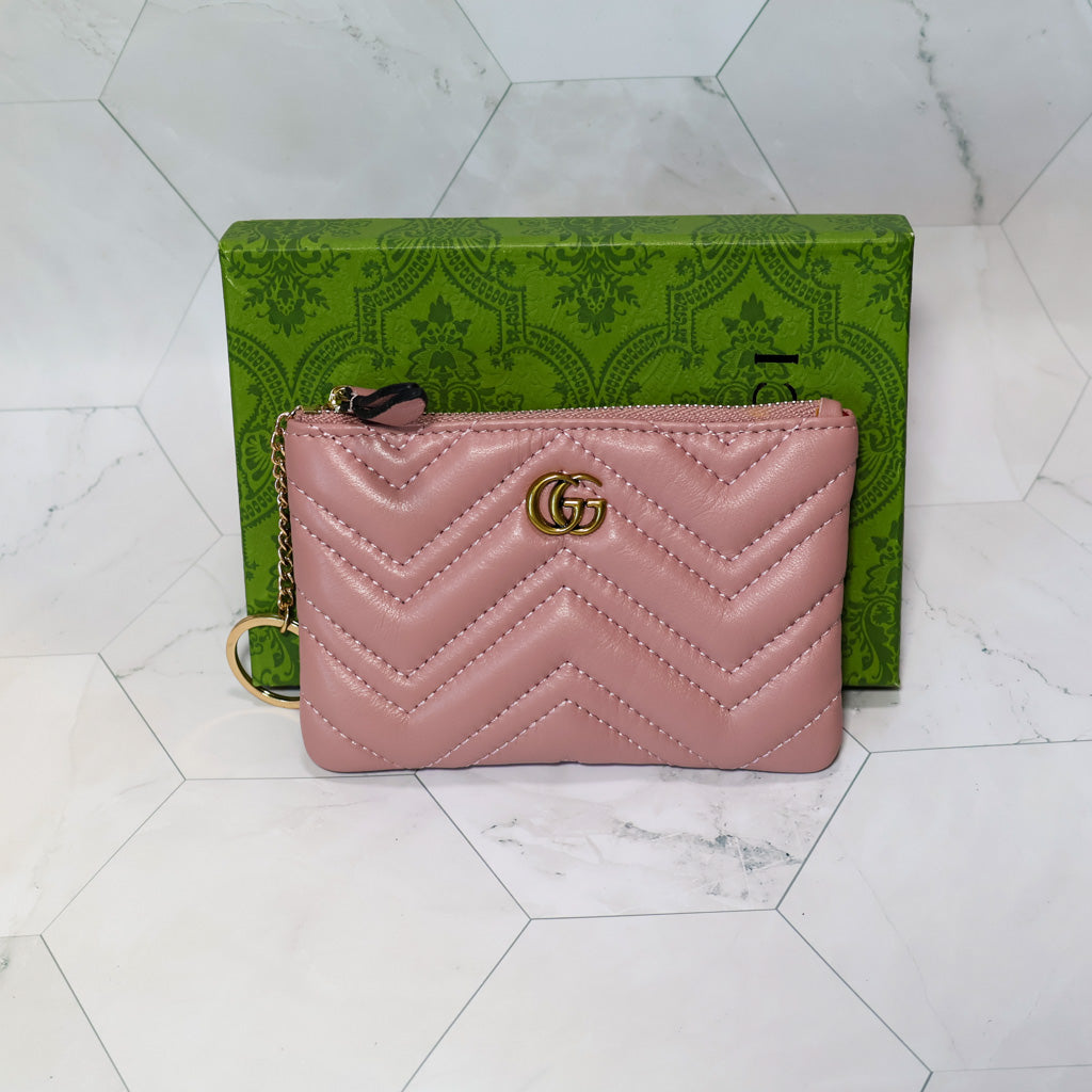 GUCCI Marmont Zipper Mini Wallet Card Holder