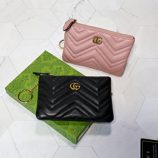 GUCCI Marmont Zipper Mini Wallet Card Holder