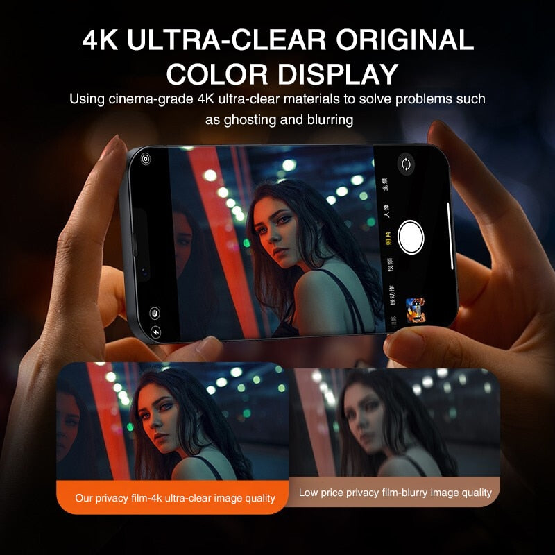 Full Cover Anti-Spy Screen Protector For iPhone 14 13 12 - theroxymob