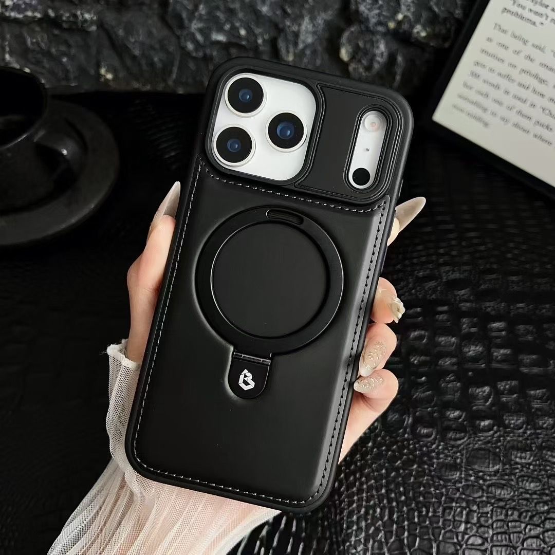 Luxurious Invisible Stand Phone Case For iPhone 17 / 16 / 15 / 14