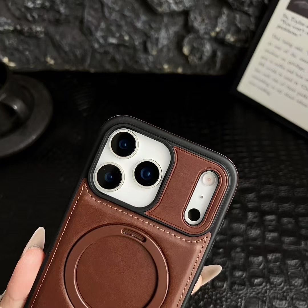 Luxurious Invisible Stand Phone Case For iPhone 17 / 16 / 15 / 14