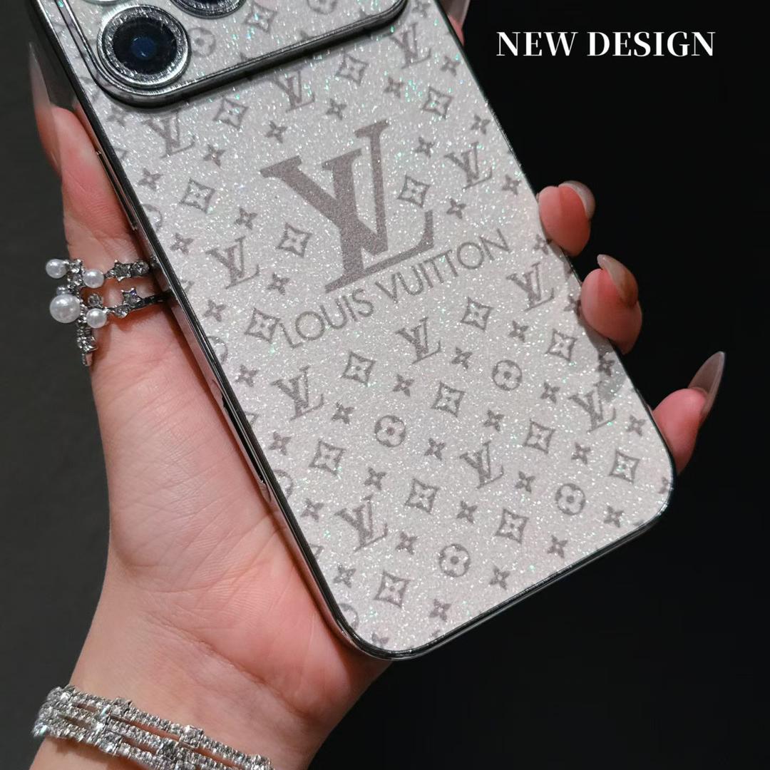 Lv Shiny Phone Case for iPhone 17/ 16/ 15/ 14