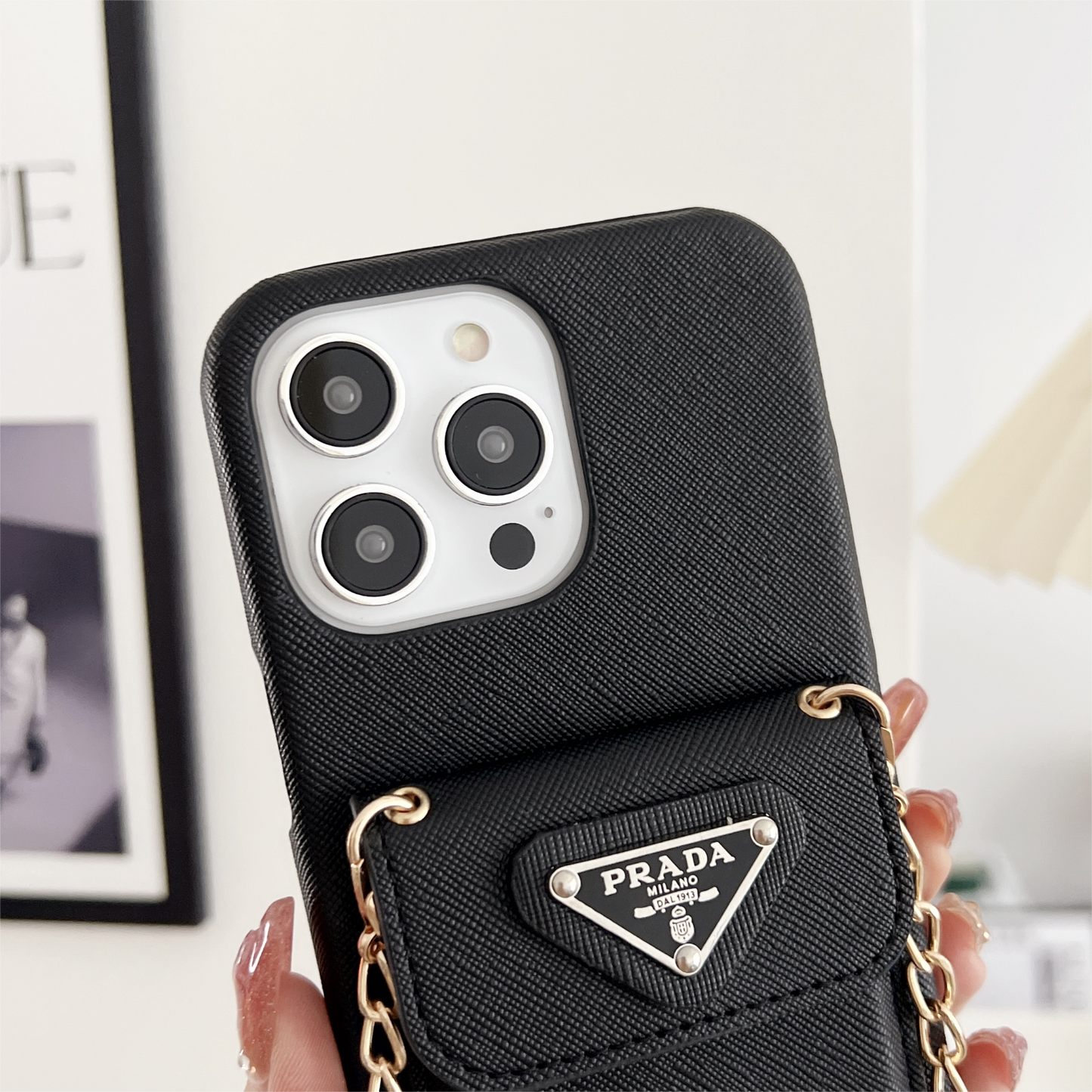 Luxurious leather iPhone case