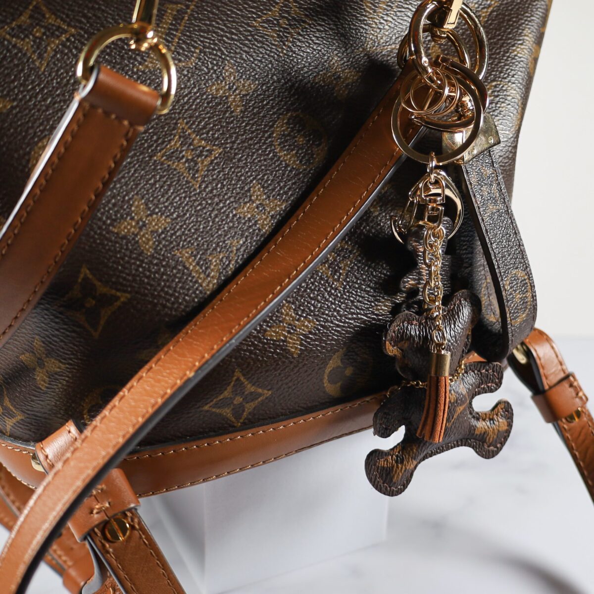 Louis Vuitton Bear Key Chain Bag Charm Accessory