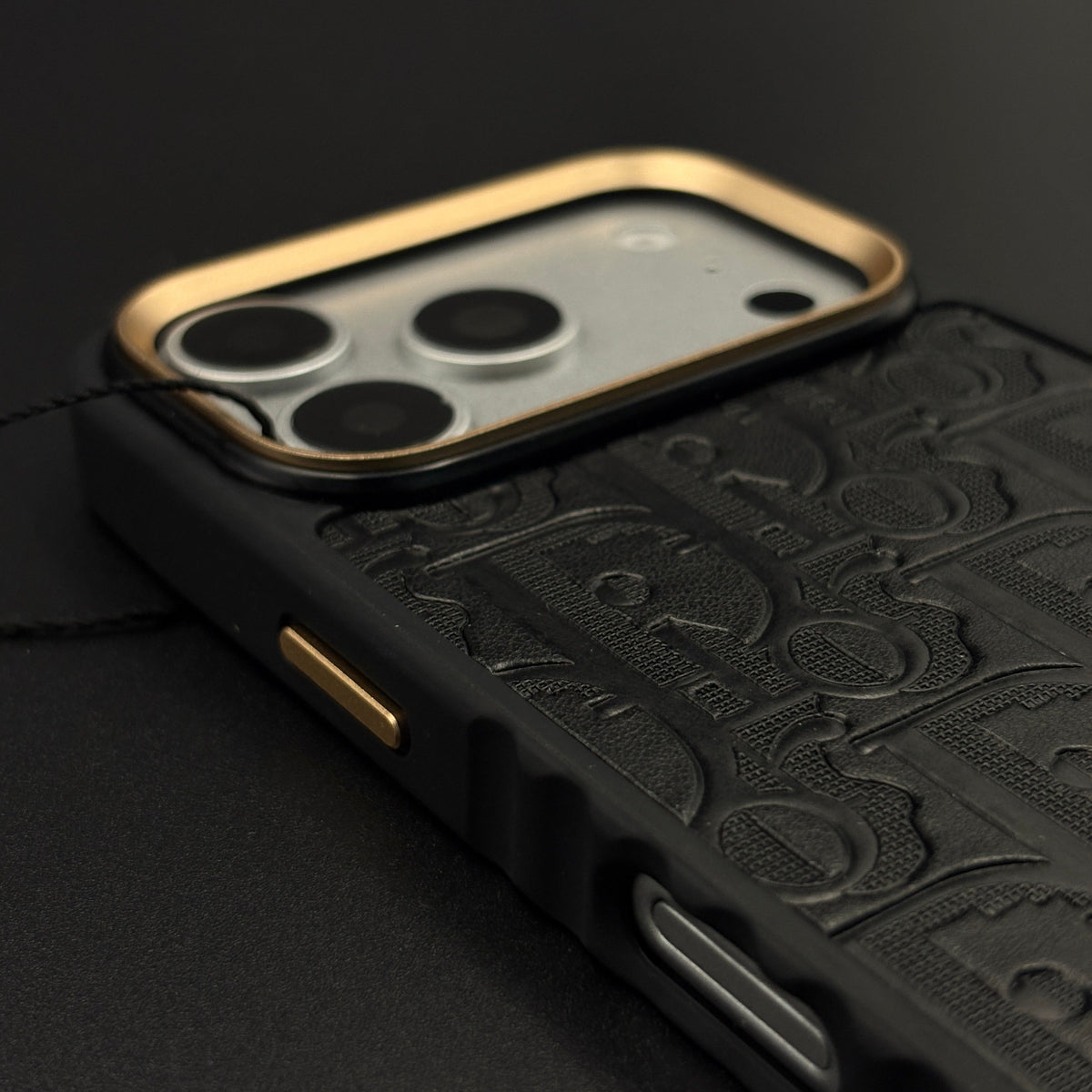 Classic Embossed Jeweled Style Emblem Case - iPhone 13-18 Pro & Pro Max