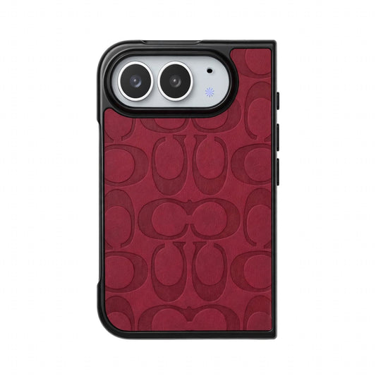 Luxury CH Monogram Canvas Case for iPhone Duo