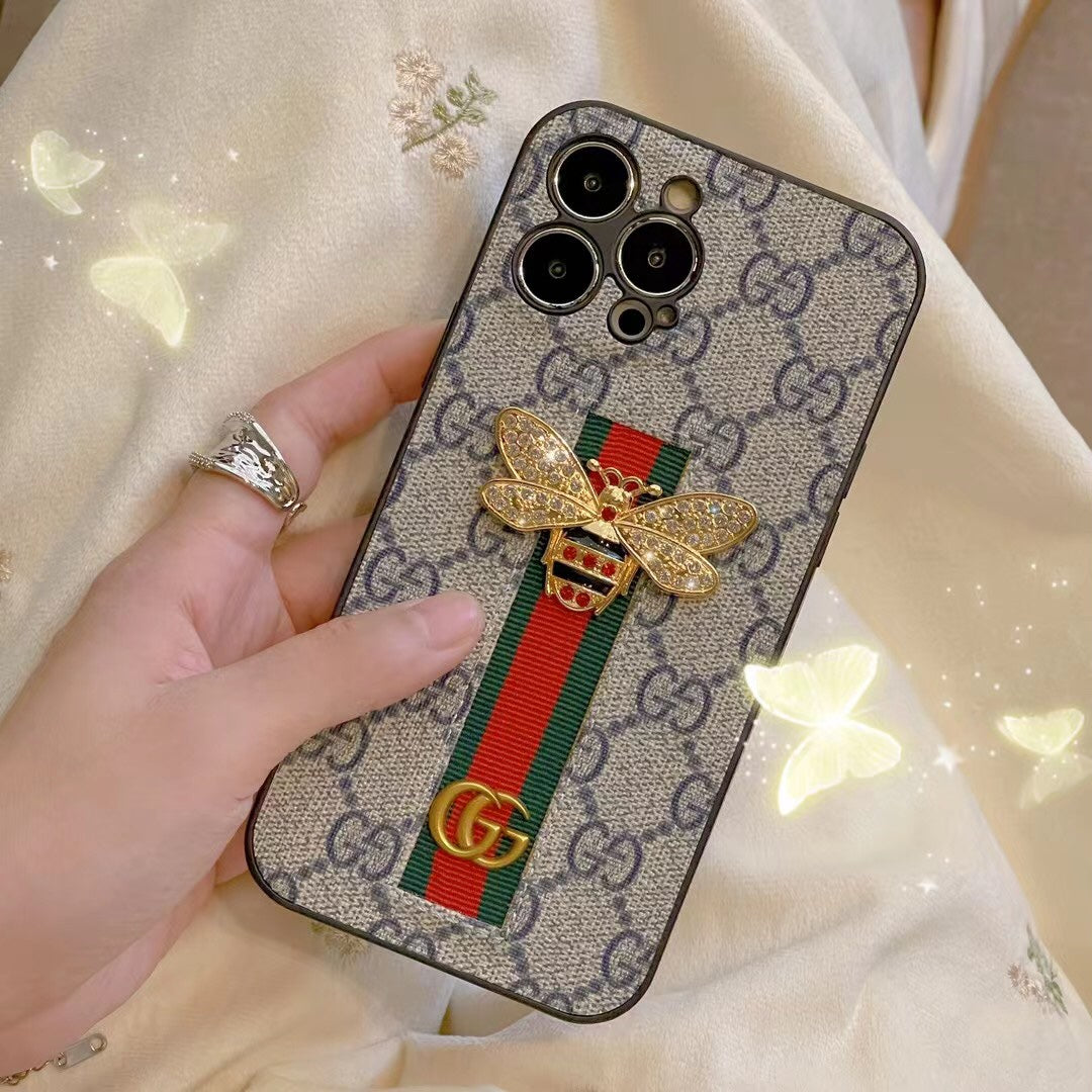 Bee Trendy Phone Case For iPhone With Hand Holder Roxy New 2