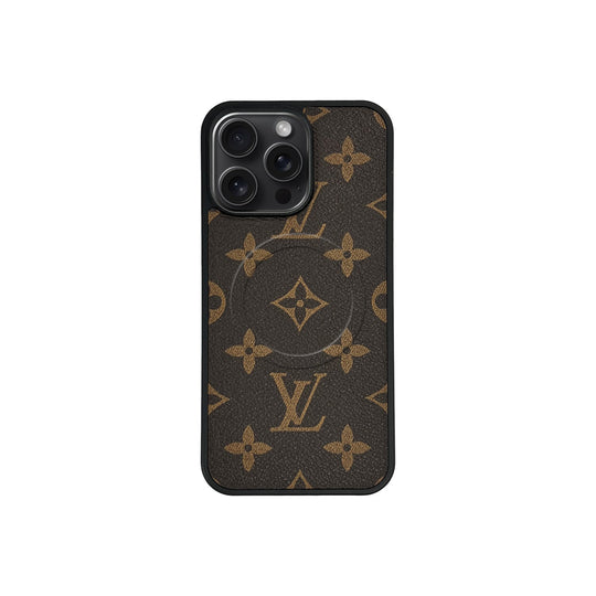 LV Brown Monogram MagSafe Case for iPhone 12-18 Pro & Pro Max