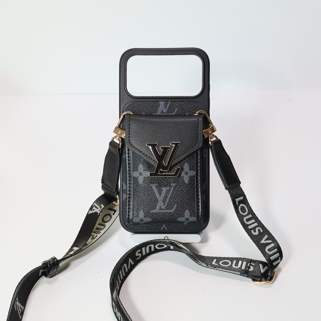 LV Crossbody Phone Case For iPhone 17 / 16 / 15 / 14
