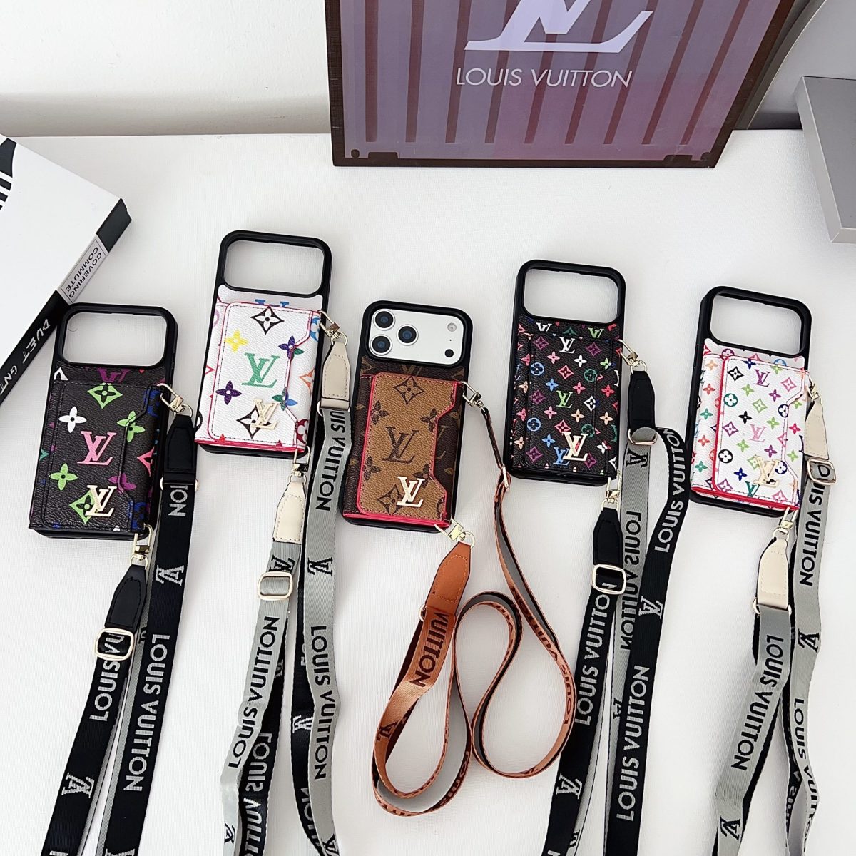 Luxury Leather Wallet Card Holder Phone Case For iPhone 13-17