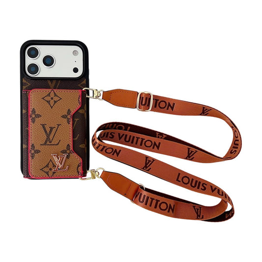 Luxury Leather Wallet Card Holder Phone Case For iPhone 13-17