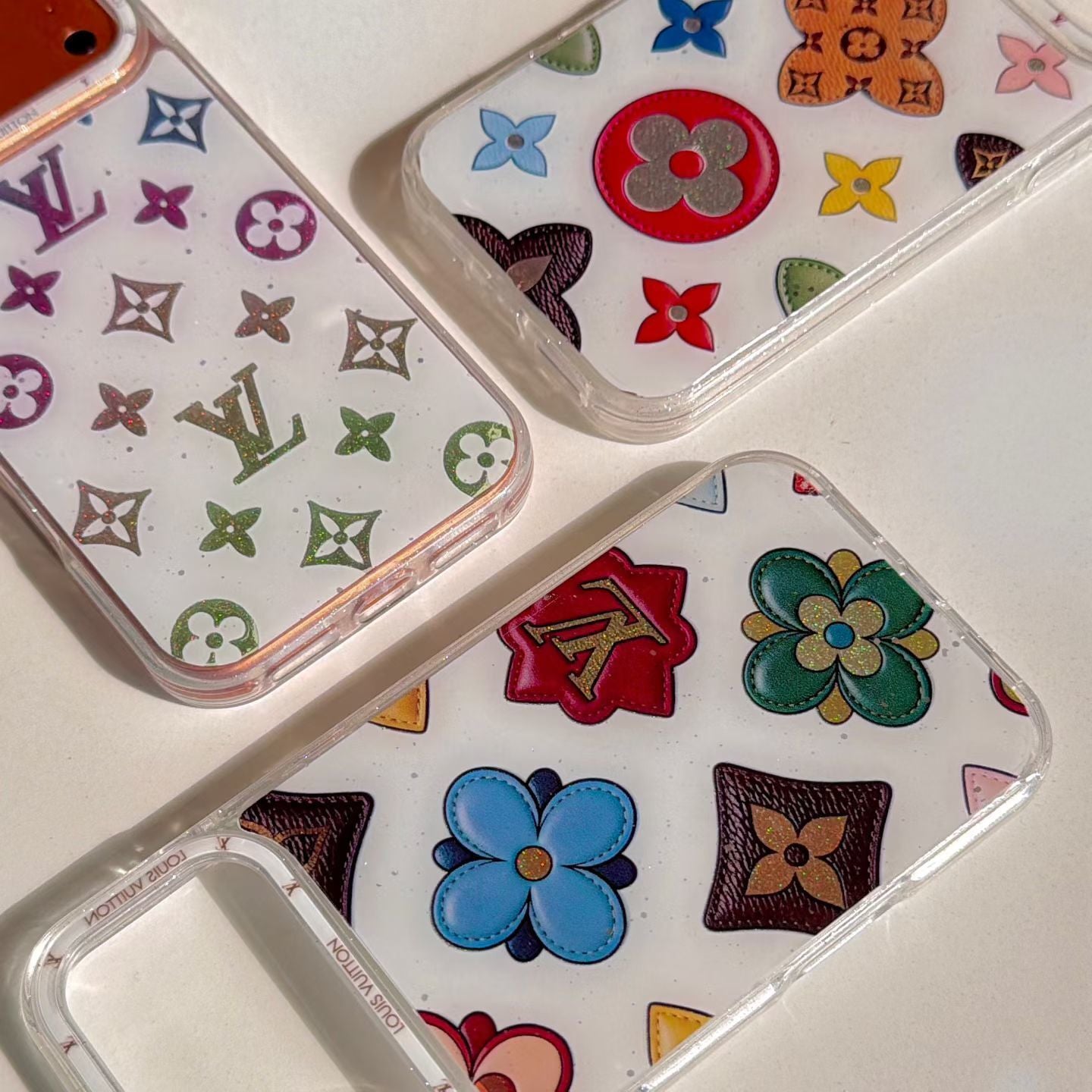 Multicolor Monogram White LV Case iPhone