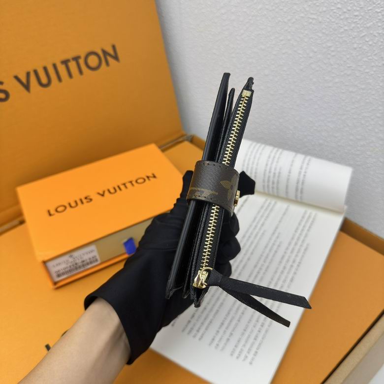 Luxury Brand Wallet Brown Monogram Card Holder with Zipper