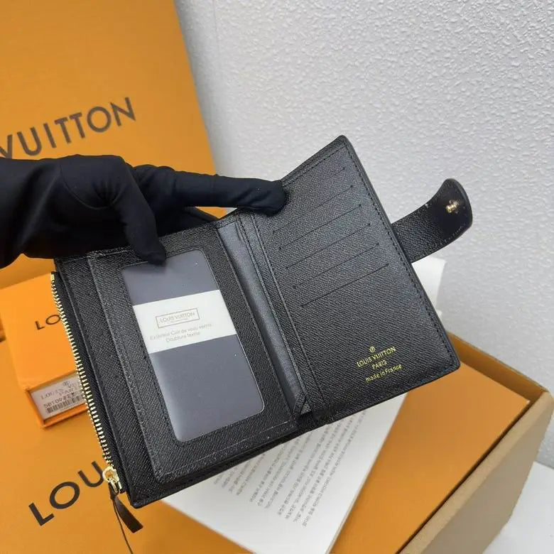 Luxury Brand Wallet Brown Monogram Card Holder with Zipper