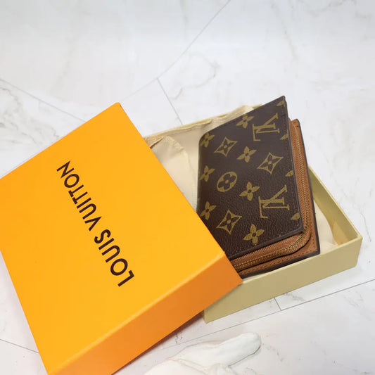 Luxury Louis Vuitton Zippy Organizer Wallet Multifunctional