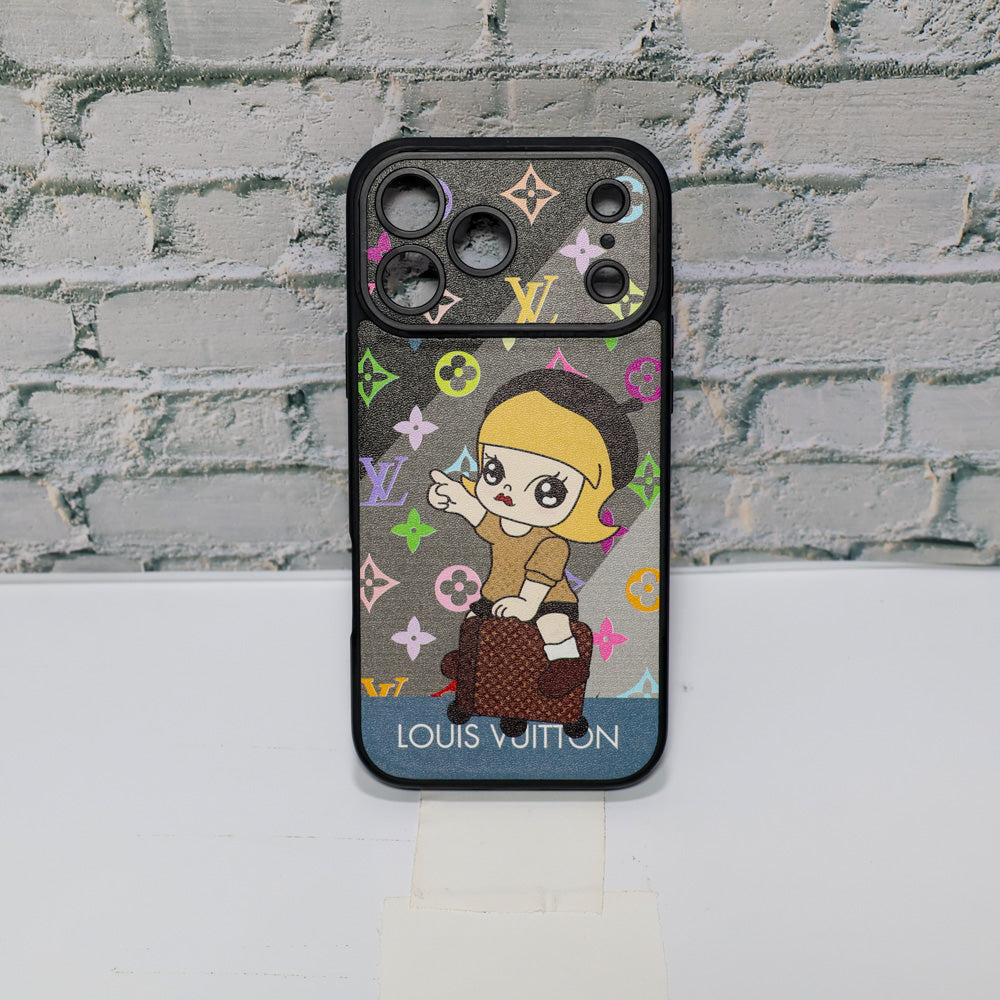 Luxury Monogram Anime Style Case for iPhone 13-17