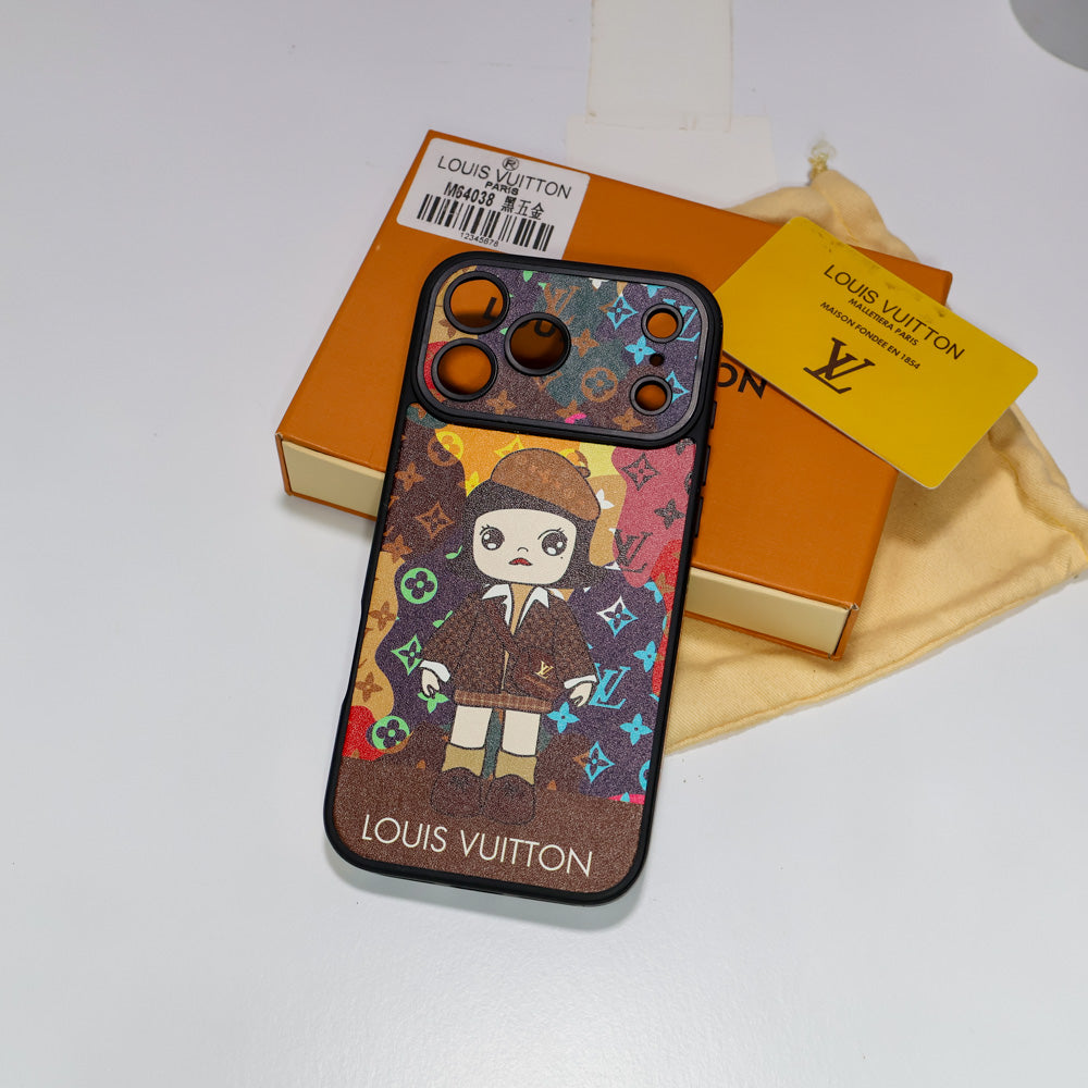 Luxury Monogram Anime Style Case for iPhone 13-17