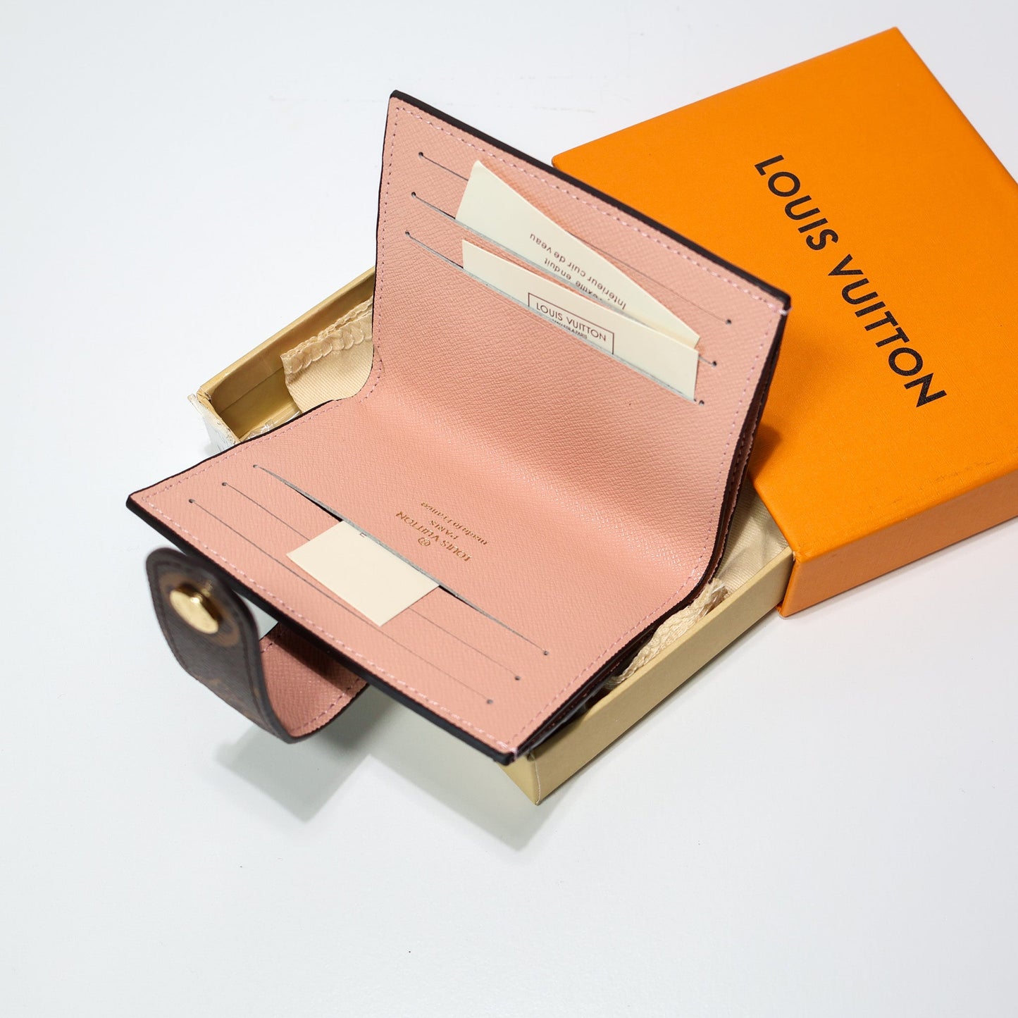 Luxury Card Holder Wallet Brown Monogram