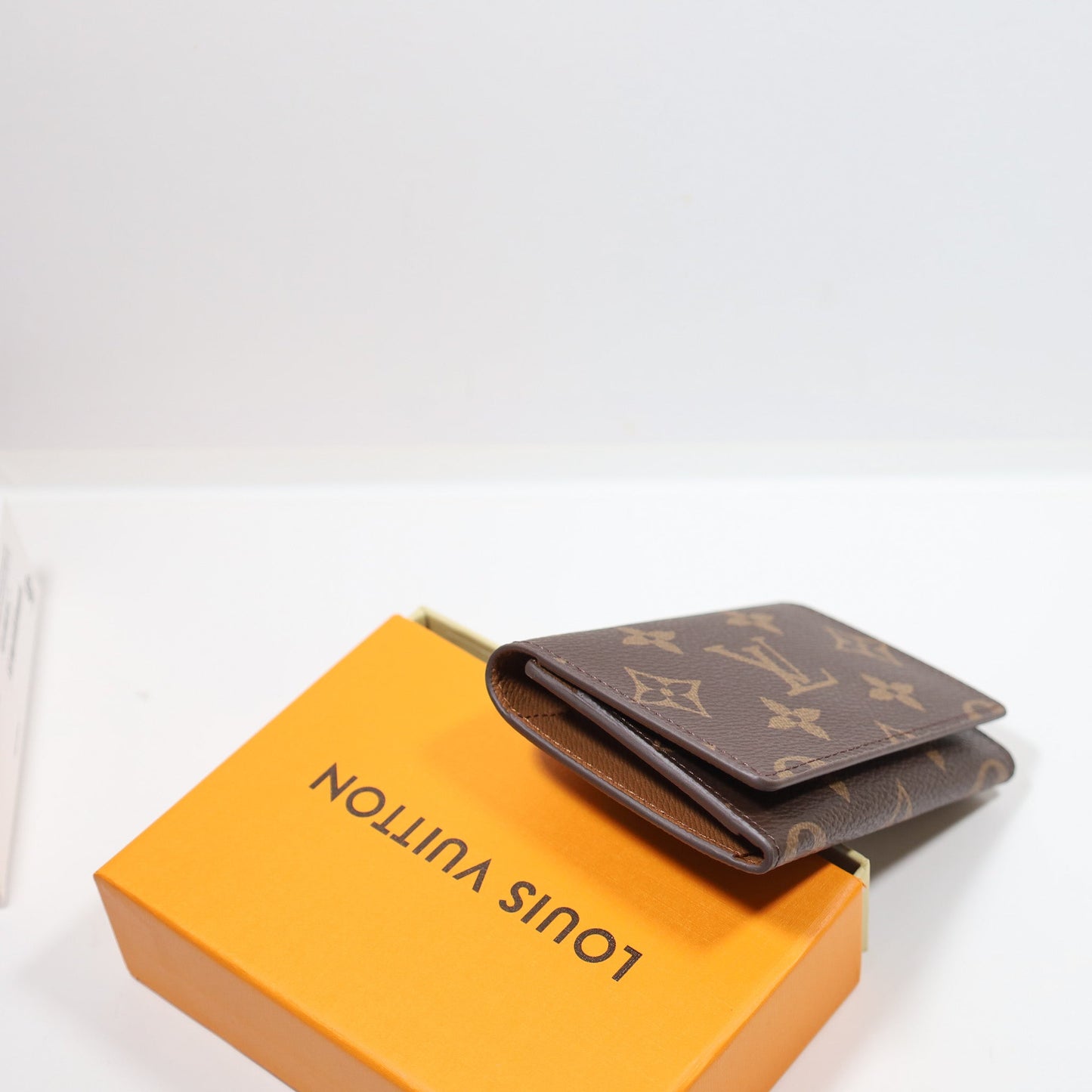 Brown Louis Vuitton Monogram Wallet Card Holder