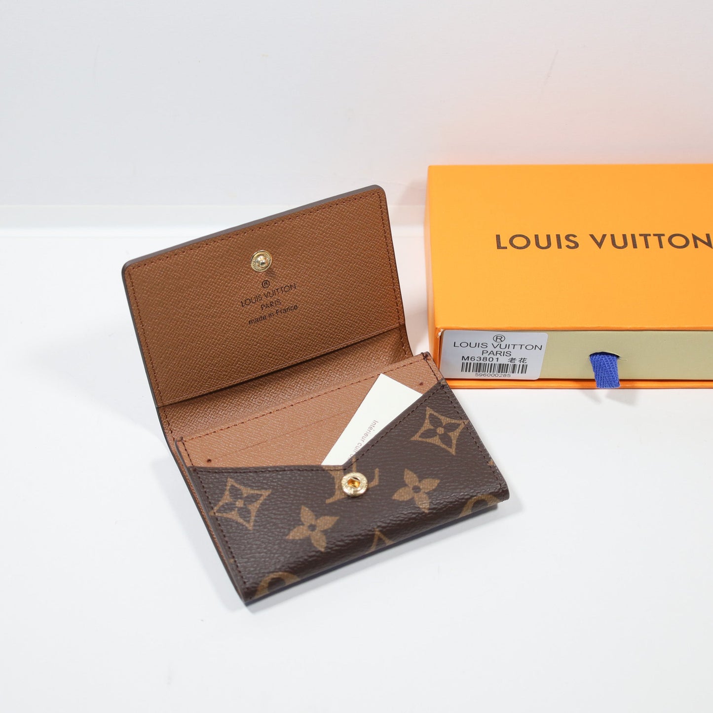 Brown Louis Vuitton Monogram Wallet Card Holder