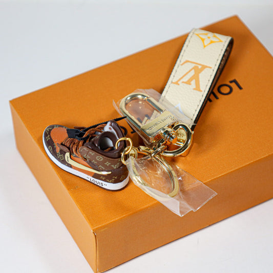 Luxury Louis Vuitton Luxury Designer Key Chain Fortune Cube Bag Charm