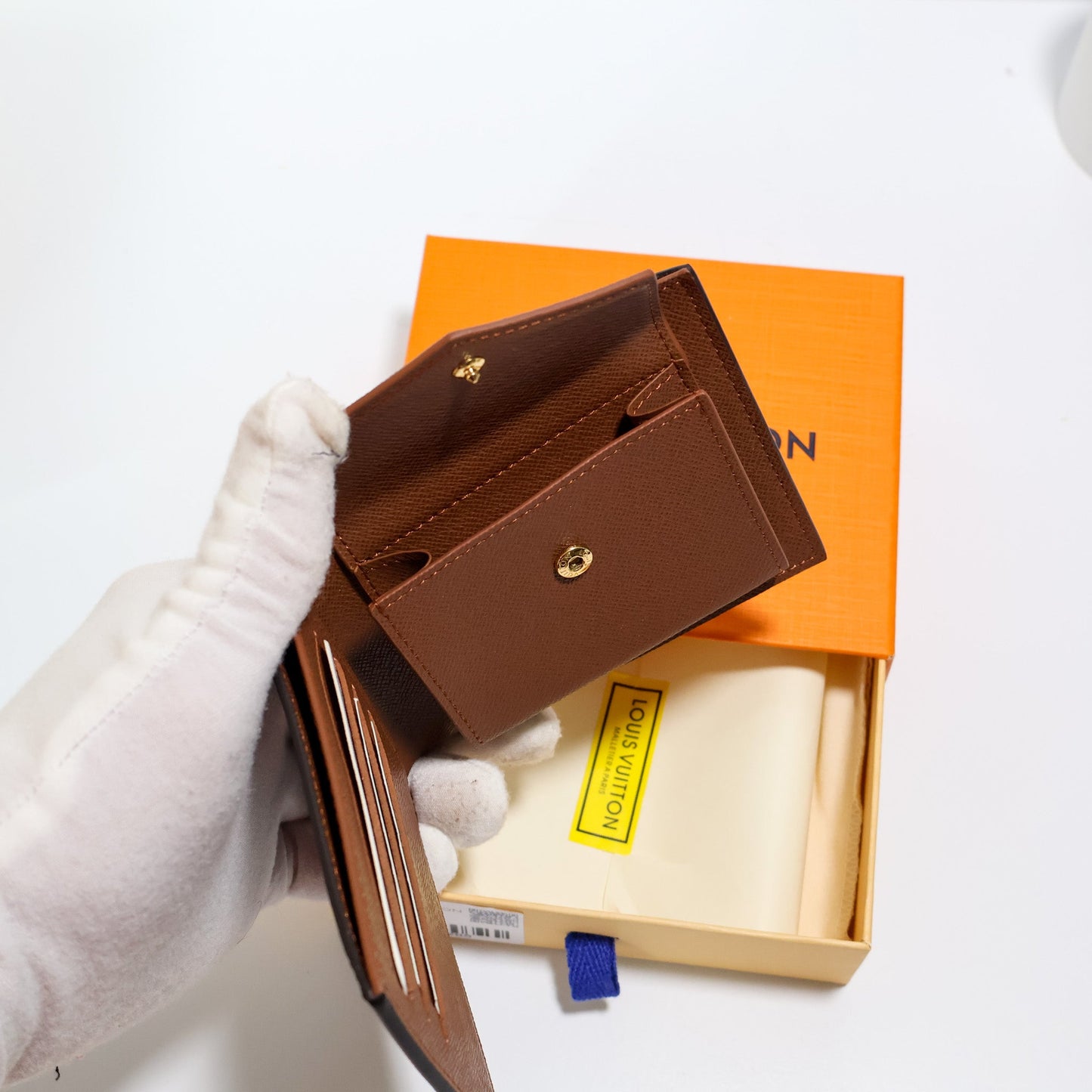 Brown Louis Vuitton Monogram Coated Canvas Wallet