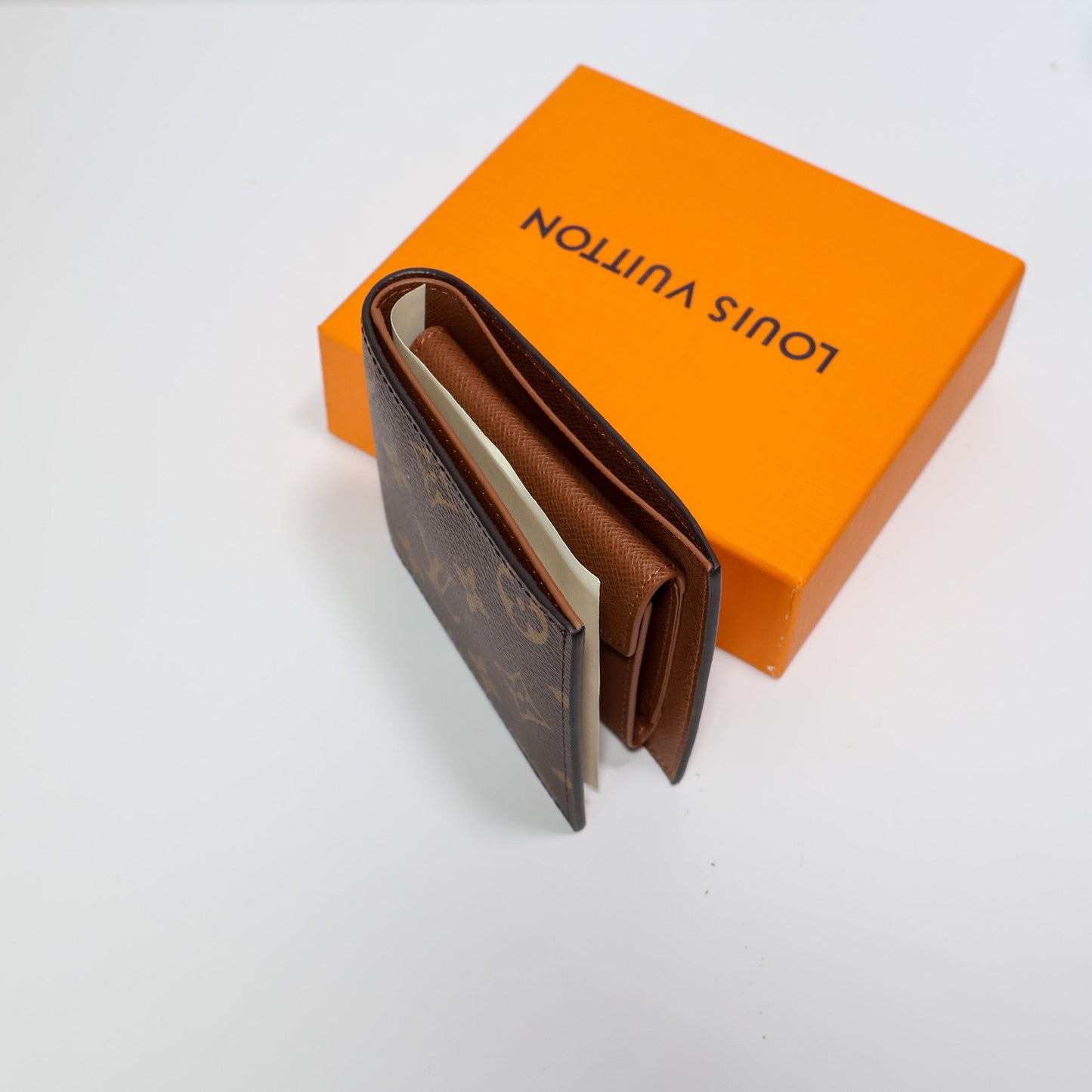 Brown Louis Vuitton Monogram Coated Canvas Wallet