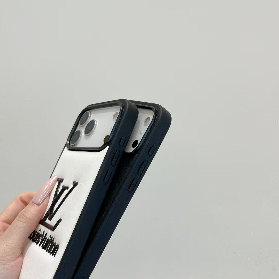 Luxury LV Leather Ultra-Slim Cover For iPhone 17/ 16 / 15 / 14