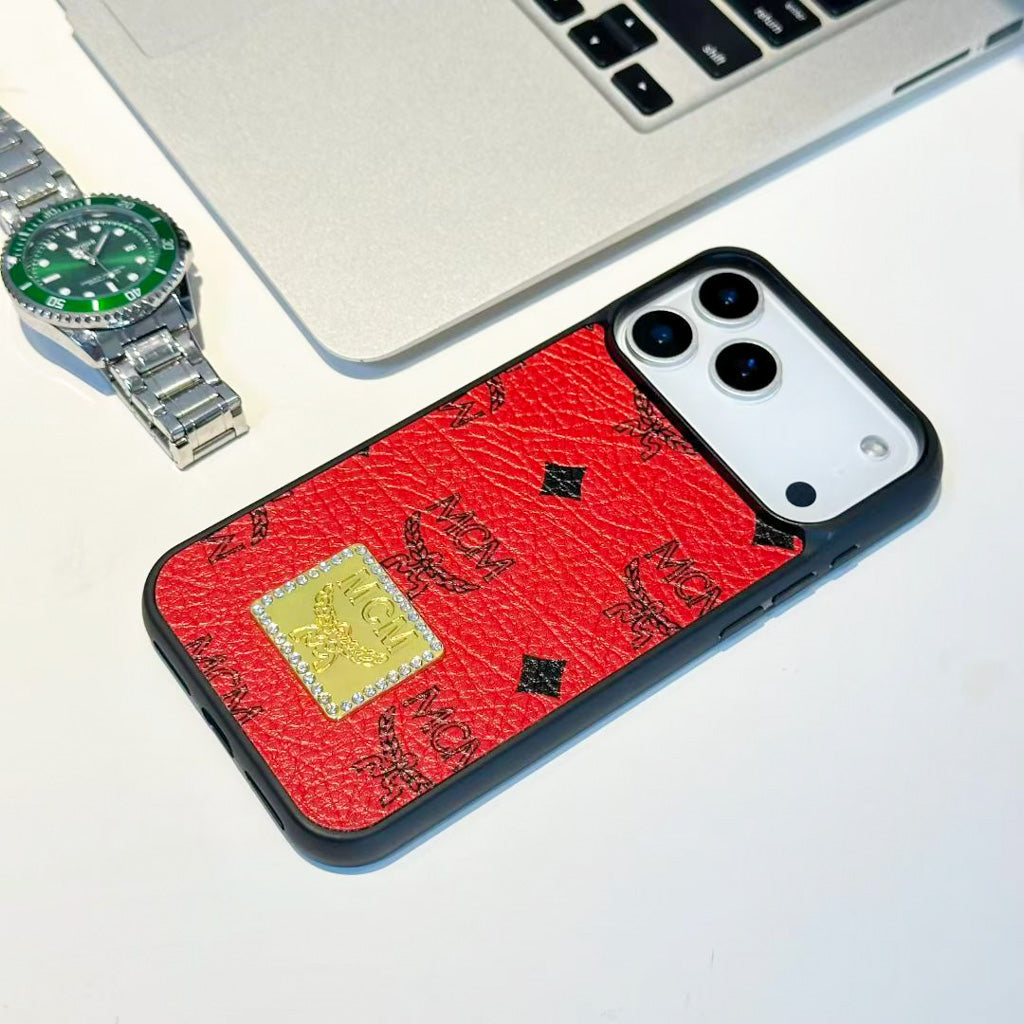 MCM Design Phone Case for iPhone 13-17