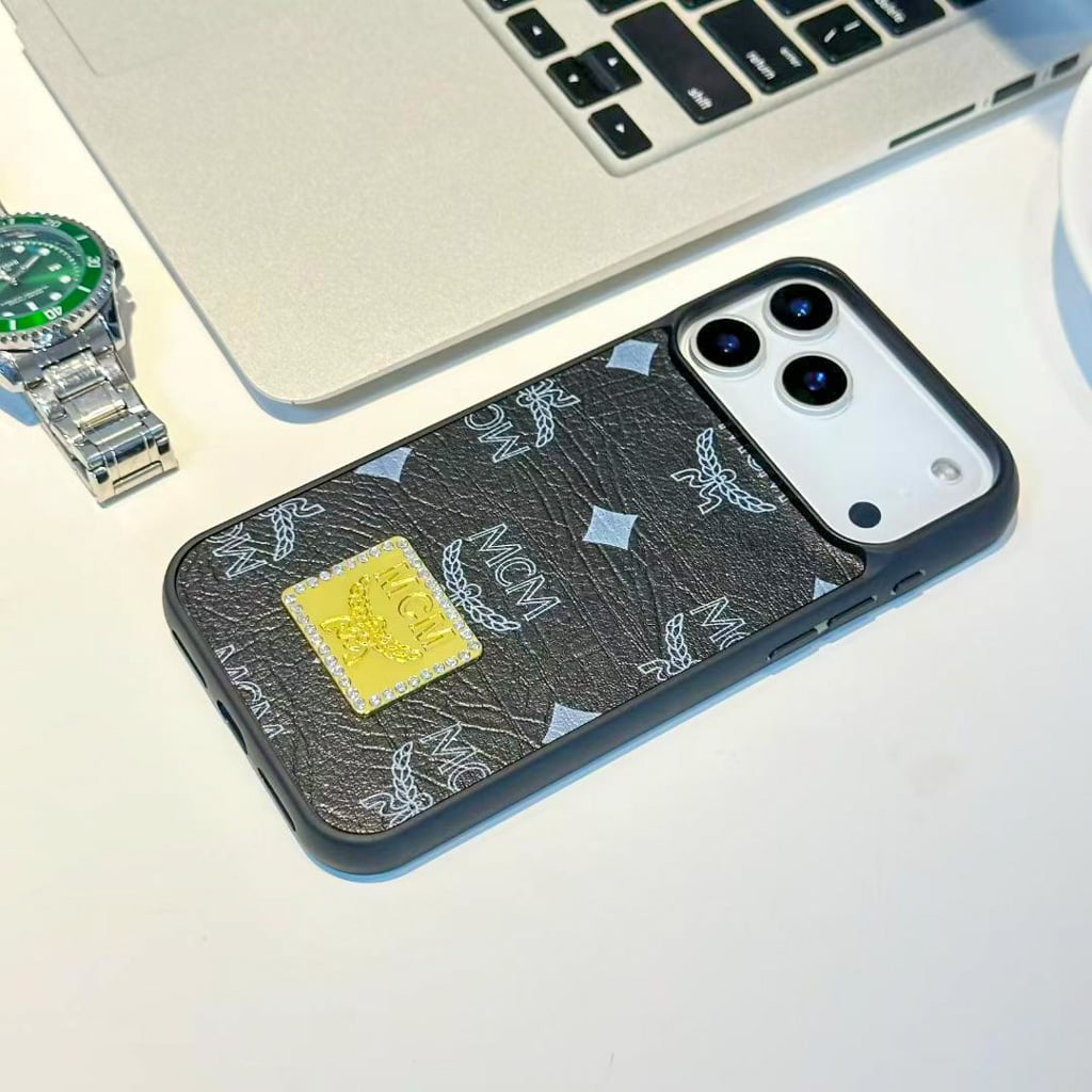 MCM Design Phone Case for iPhone 13-17