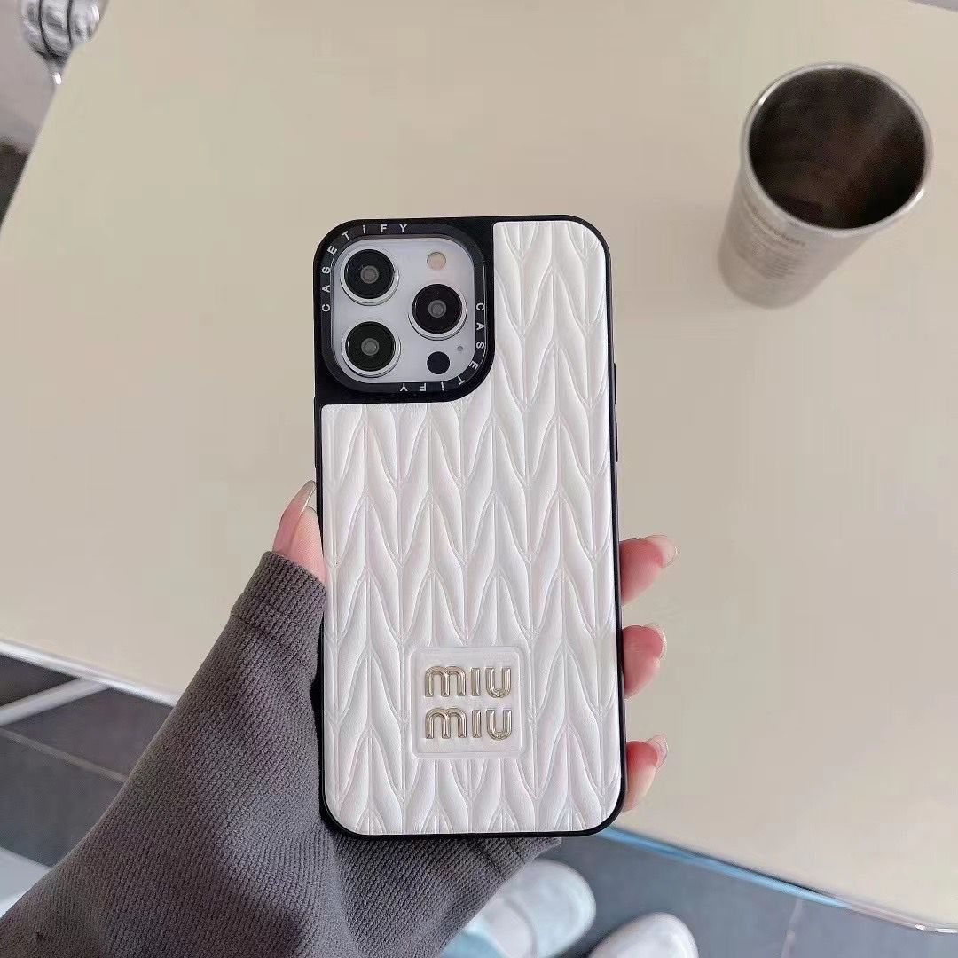 Miu Miu Phone Case for iPhone 13-17