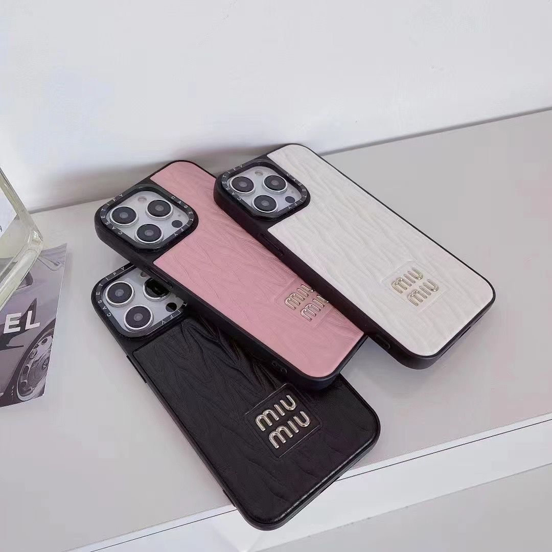 Miu Miu Phone Case for iPhone 13-17