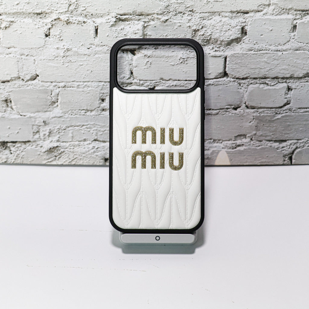 Miu Miu Phone Case for iPhone 17/ 16/ 15/ 14