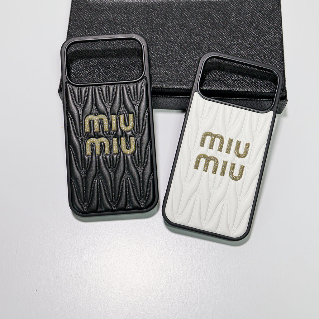 Miu Miu Phone Case for iPhone 17/ 16/ 15/ 14