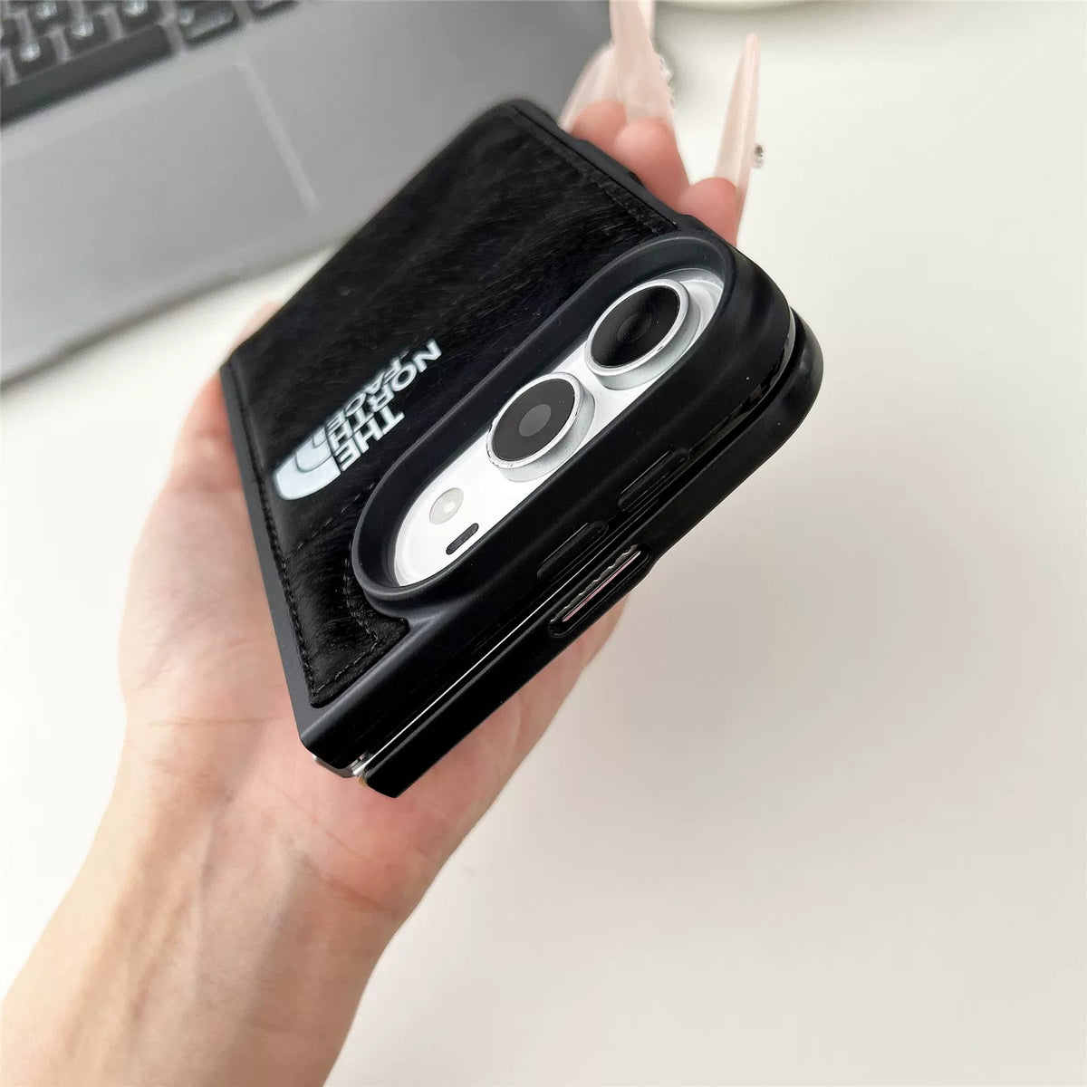 TNF Puffer Jacket Style Case for iPhone Duo