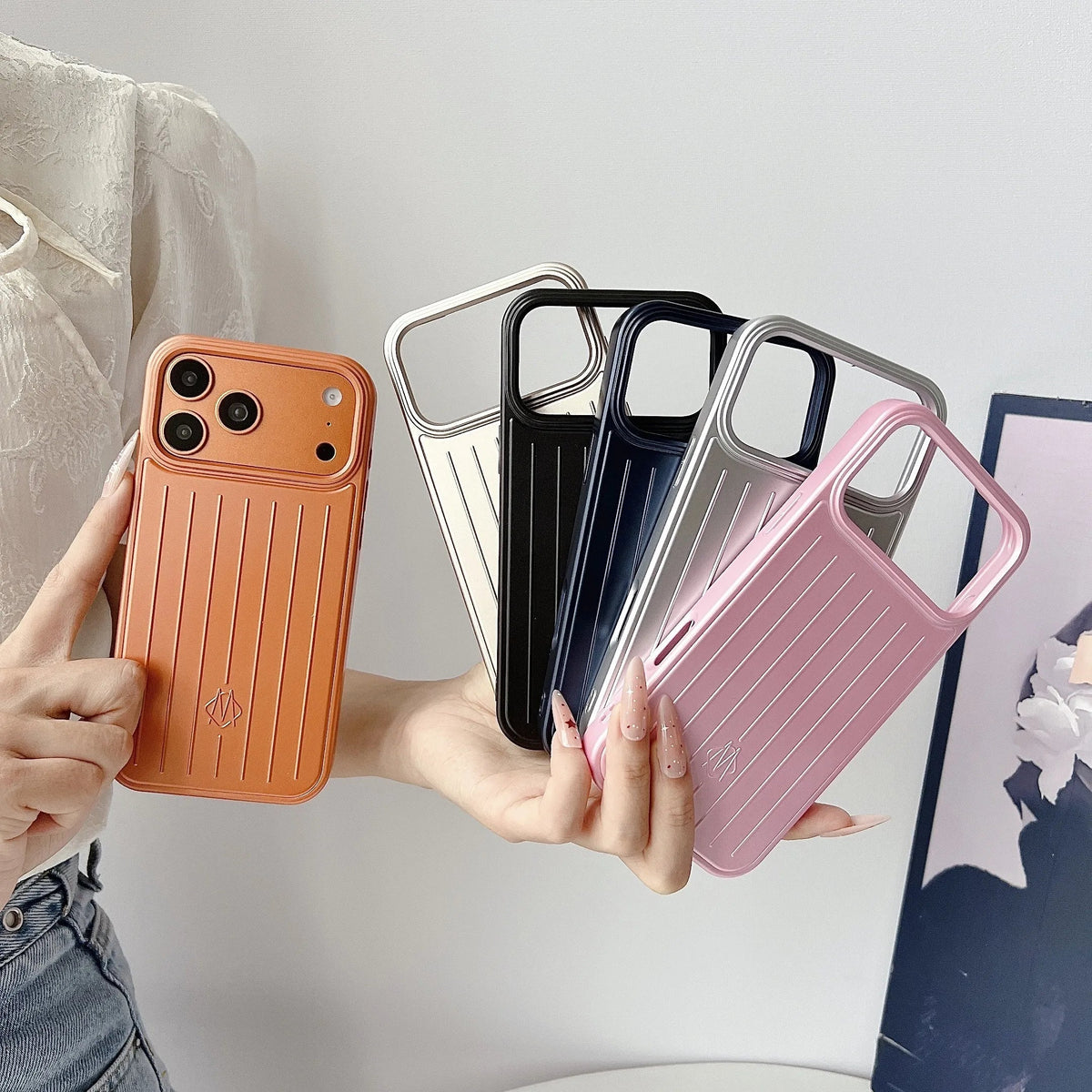 Luxury RM aluminum Phone Case for iPhone 13-18 Pro & Pro Max