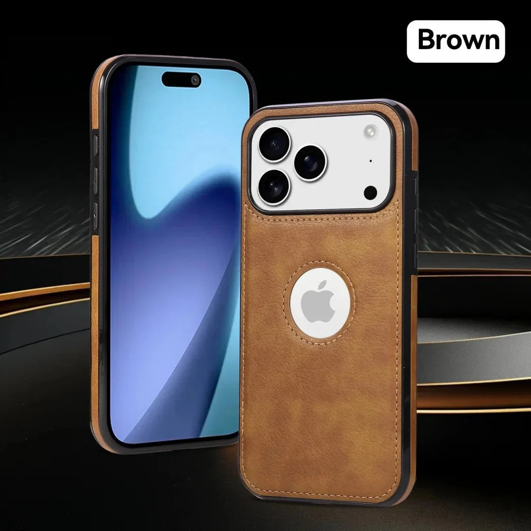 Luxury High Quality PU Leather Mobile Phone Case For iPhone 17 /16 /15 /14 THEROXYMOB