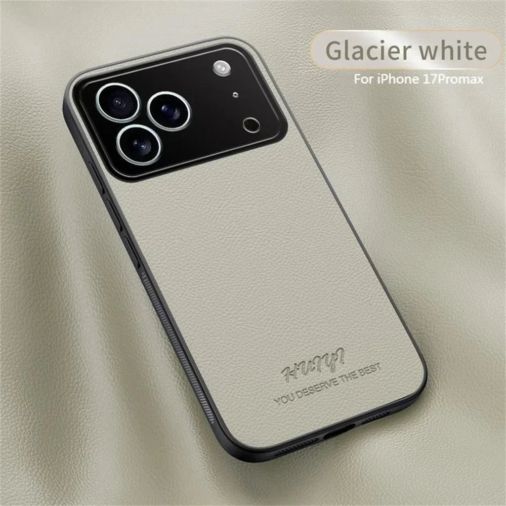 High-end Leather Phone Case for iPhone 17 /16 /15 /14 THEROXYMOB