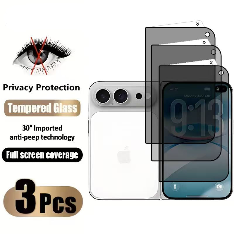 Clear Tempered Glass Full-Cover Screen Protector for iPhone 18 Pro & Pro Max And Duo