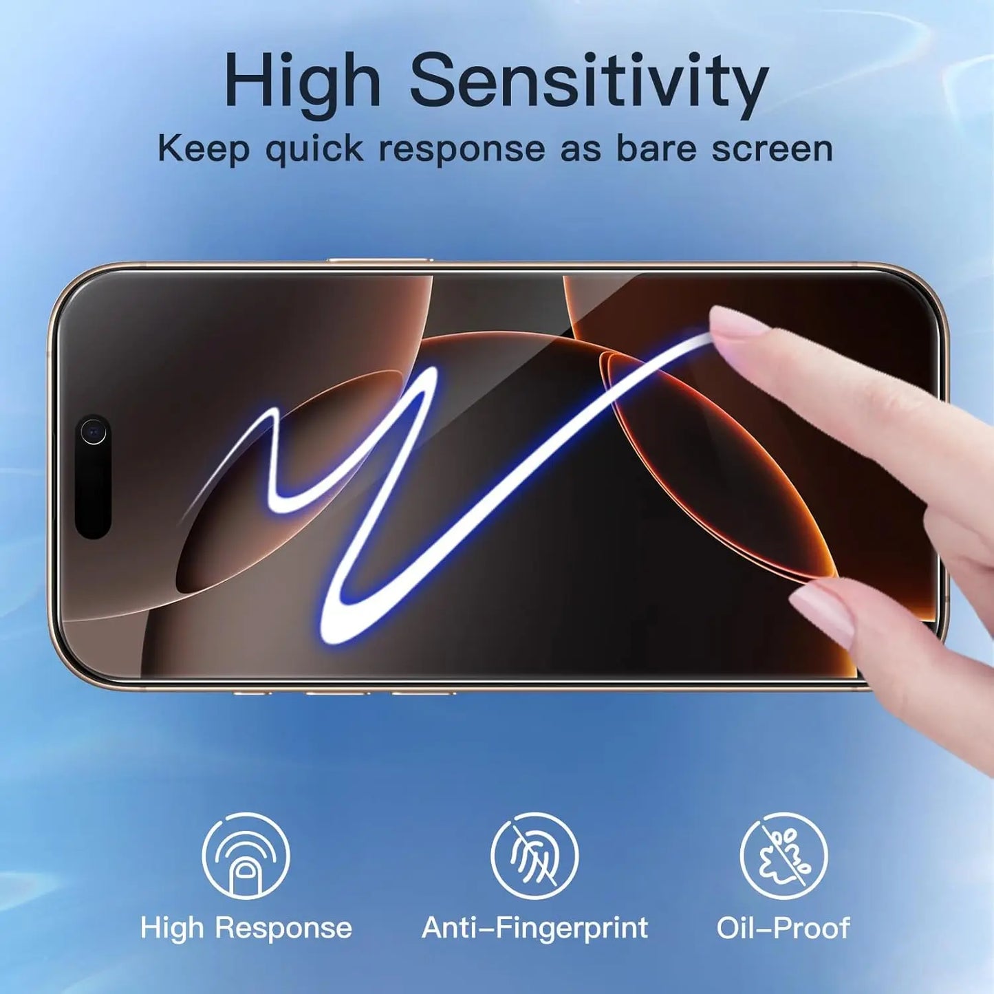 Anti Spy Tempered Glass For iPhone 17 /16 /15 /14