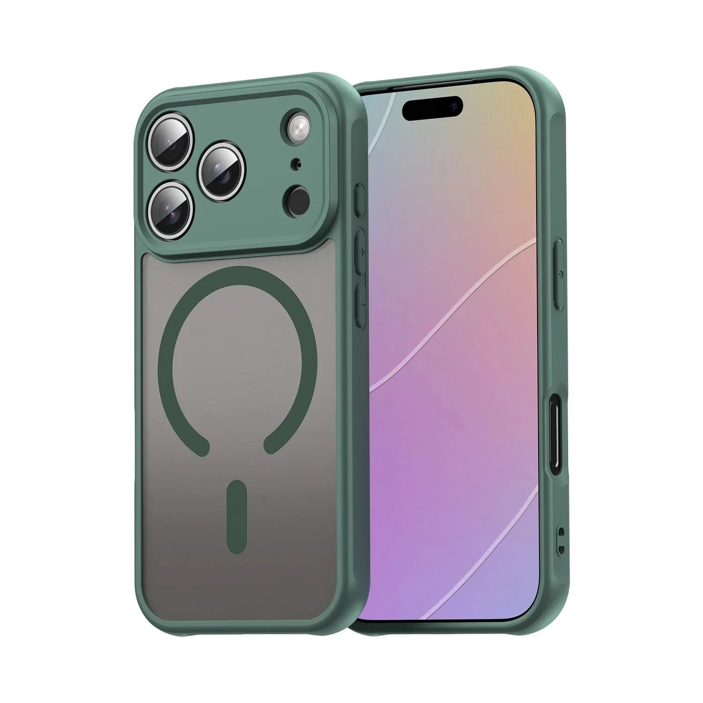 Shockproof Skin feel Matte Translucent Magnetic Case For iPhone 17 /16 /15 /14 THEROXYMOB