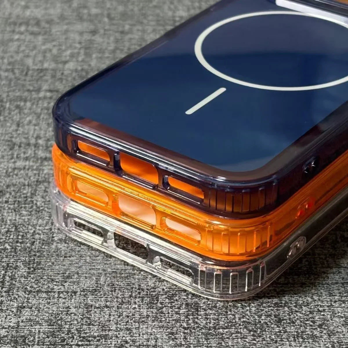 Magnetic Wireless Shockproof Phone Case for iPhone 17/ 16/ 15/ 14