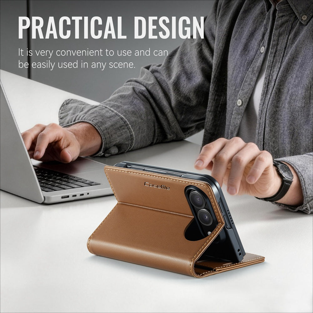 Leather Wallet Case for iPhone Duo