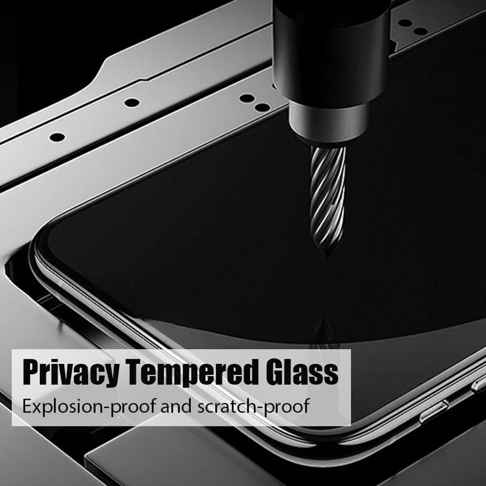 Anti Spy Tempered Glass For iPhone 17 /16 /15 /14