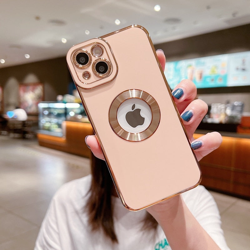 Luxury Soft Electroplated Phone Case For iPhone 13 Series - theroxymob