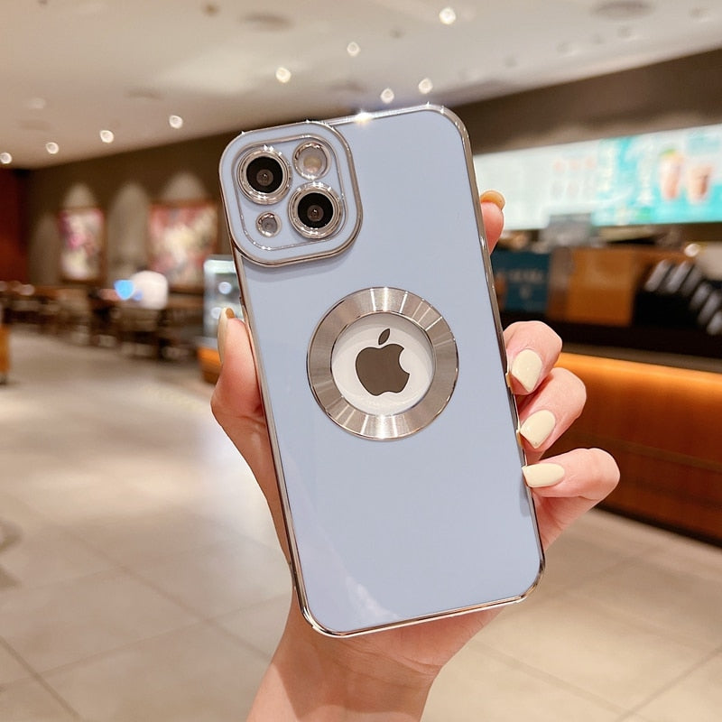 Luxury Soft Electroplated Phone Case For iPhone 13 Series - theroxymob